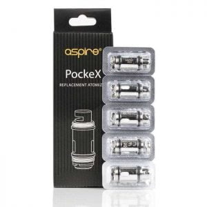 Aspire Pockex Coils – 5 pack 0.6ohm Mesh